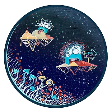 Artwork thumbnail, Alien World by Ruta