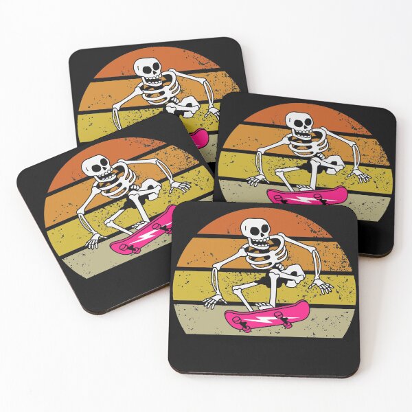 Item preview, Skateboarding Skeleton designed and sold by Scottees.