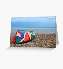 Coloured Boat Greeting Card