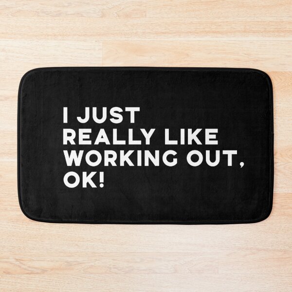 Item preview, I just really like working out, ok! designed and sold by BasicWear.