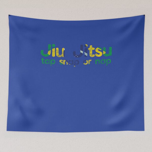 Item preview, Jiu Jitsu Brazil MMA Martial Arts - BJJ Brazilian Brasil Flag Tap Snap or Nap designed and sold by crouchingpixel.