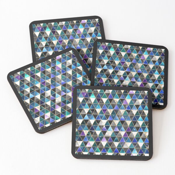 Item preview, isometric galaxy triangles pattern designed and sold by Best-art.
