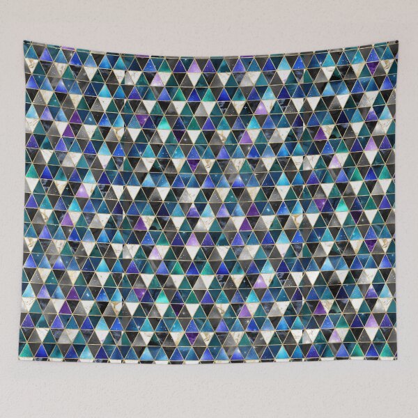 Item preview, isometric galaxy triangles pattern designed and sold by Best-art.