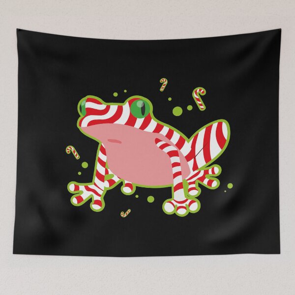 Item preview, Candy Cane Frog designed and sold by TokkiJess.