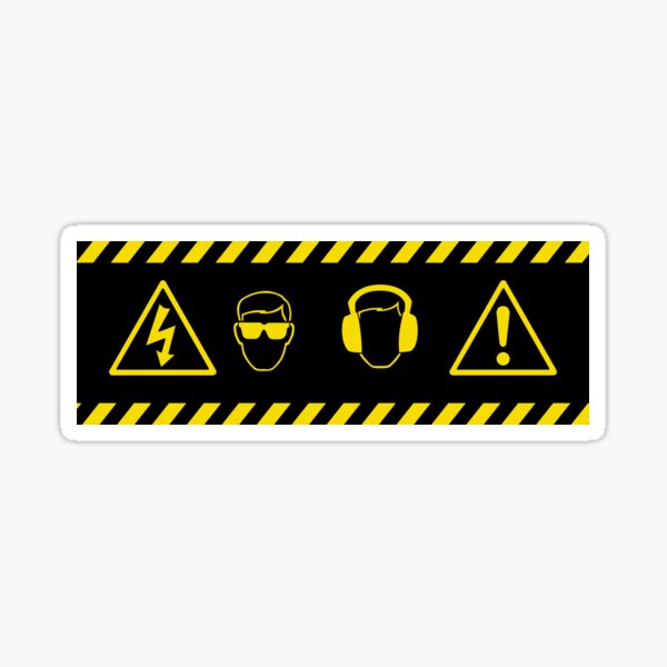 High Voltage Danger Sticker