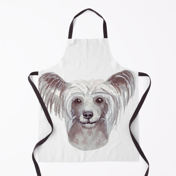 Item preview, Chinese Crested Dog - full face cute pets long hair designed and sold by Coolstuff4you71.