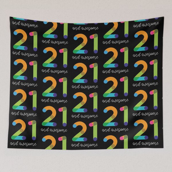 Item preview, 21 and Awesome designed and sold by VicEllisArt.