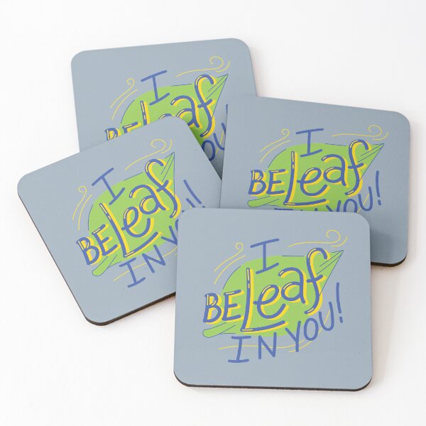 Item preview, I Beleaf In You Romantic Funny Pun designed and sold by FitFabFunny.