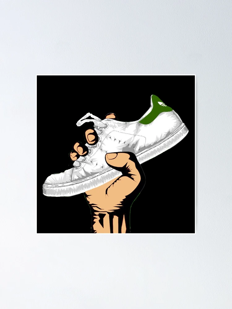 stan smith shoes hand Poster