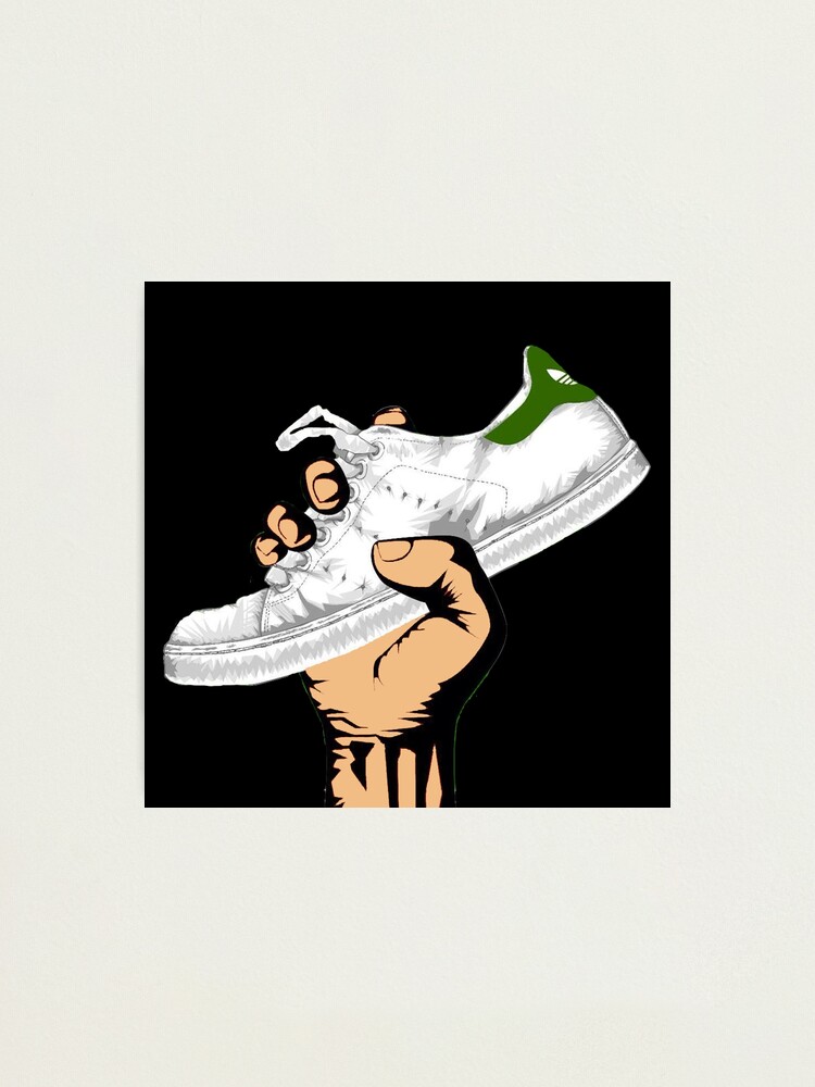 stan smith shoes hand Photographic Print