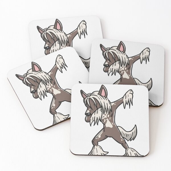 Item preview, Chinese Crested Dog - full face cute pets funny dance dancing cartoon designed and sold by Coolstuff4you71.
