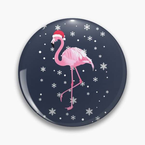 Item preview, FLAMINGO CHRISTMAS with snowflake designed and sold by K-icon.