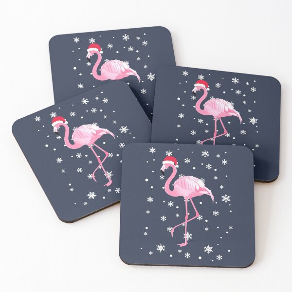 Item preview, FLAMINGO CHRISTMAS with snowflake designed and sold by K-icon.