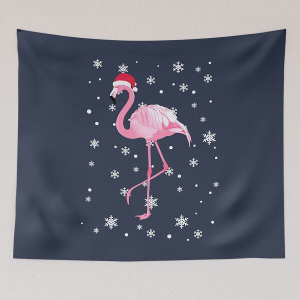 Item preview, FLAMINGO CHRISTMAS with snowflake designed and sold by K-icon.