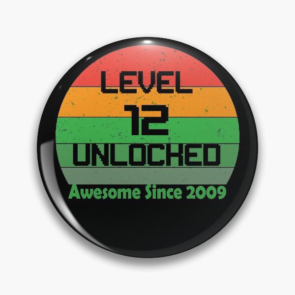 Item preview, Level 12 Unlocked Awesome Since 2009 designed and sold by Cineraim Shop.