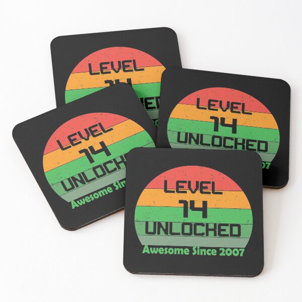 Item preview, Level 14 Unlocked Awesome Since 2007 designed and sold by Cineraim Shop.