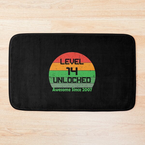 Item preview, Level 14 Unlocked Awesome Since 2007 designed and sold by Cineraim Shop.