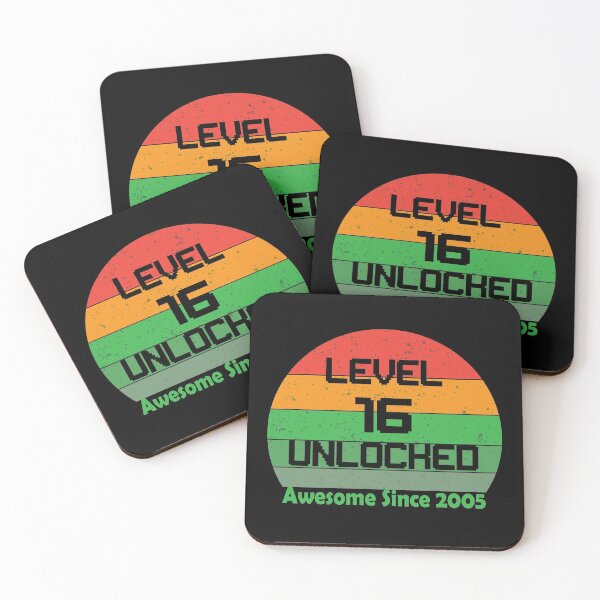 Item preview, Level 16 Unlocked Awesome Since 2005 designed and sold by Cineraim Shop.