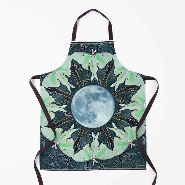 Item preview, Luna Moth and Full Moon Mandala designed and sold by Shannon McCarthy.