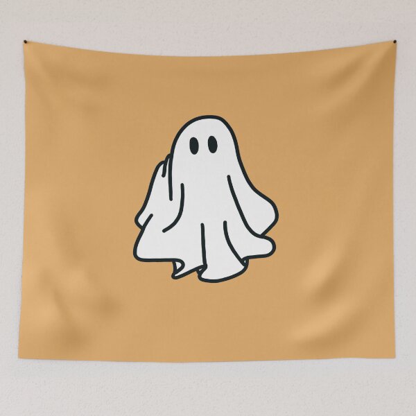 Item preview, Tiny Ghost - orange designed and sold by Katherine Winner.