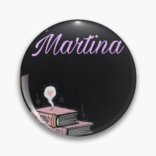 Item preview, Martina loves books designed and sold by Pelikancrazy.