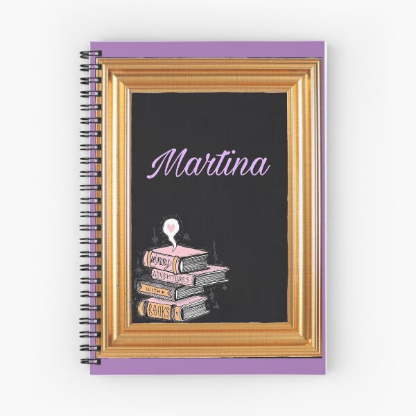 Item preview, Martina loves books designed and sold by Pelikancrazy.