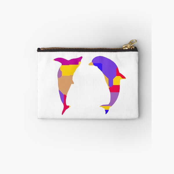 Item preview, Two jumping dolphins silhouette designed and sold by MIRO3D.