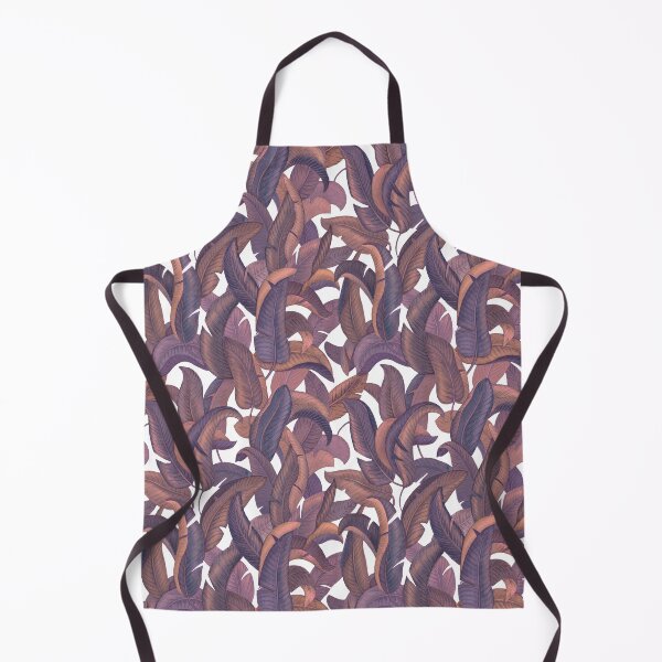 Item preview, Purple leaves. Strelitzia leaves hand drawn painting. designed and sold by Antonina Sotnikova.