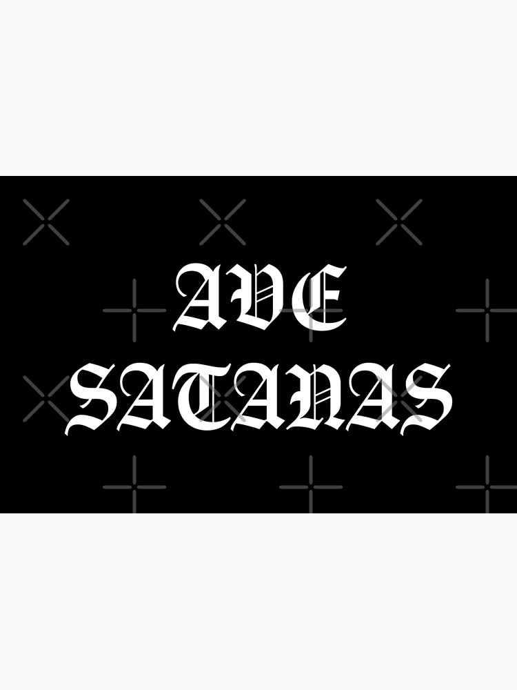 Skin Adhesive D Ordinateur Satanic Ave Satanas Salut Satan Par Spreadforsatan Redbubble