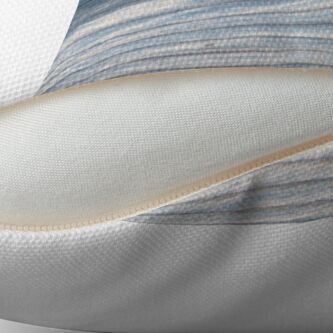 Alternate view of Blue wood texture Throw Pillow