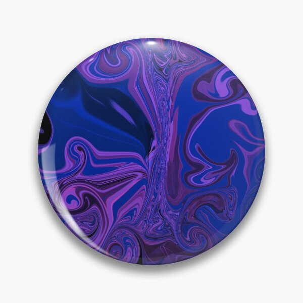 Item preview, Elegant swirls of purple and blue paint designed and sold by BV-creas.