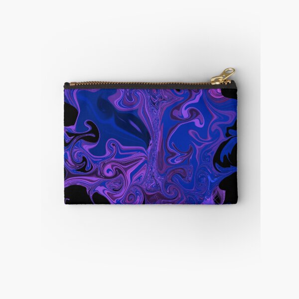 Item preview, Elegant swirls of purple and blue paint designed and sold by BV-creas.