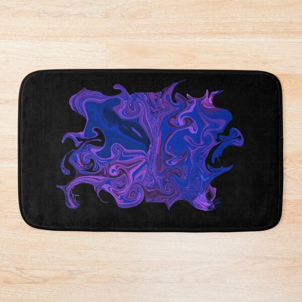 Item preview, Elegant swirls of purple and blue paint designed and sold by BV-creas.