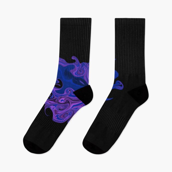 Item preview, Elegant swirls of purple and blue paint designed and sold by BV-creas.