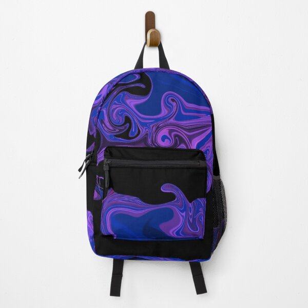 Item preview, Elegant swirls of purple and blue paint designed and sold by BV-creas.