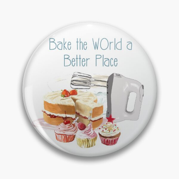 Item preview, Bake the World a Better Place designed and sold by Leatextileart.