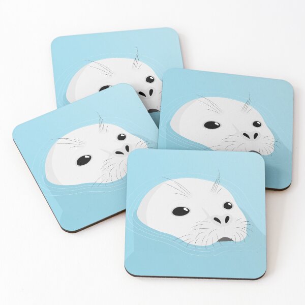 Item preview, Cute White Seal swimming designed and sold by IrishItalianGuy.