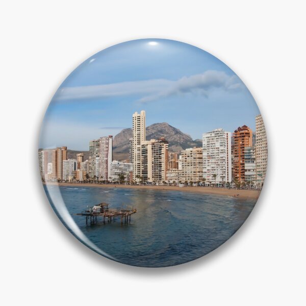 Item preview, Benidorm Levante Beach Costa Blanca Spain designed and sold by AndyEvansPhotos.