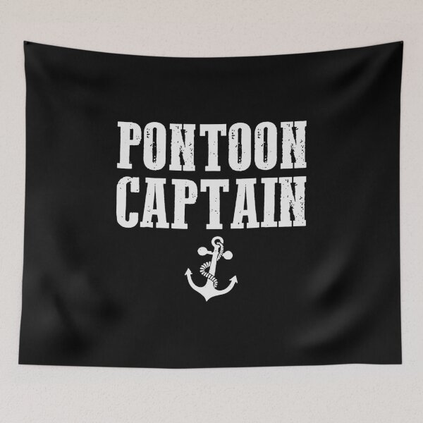 Item preview, pontoon captain funny designed and sold by Funny Tee.