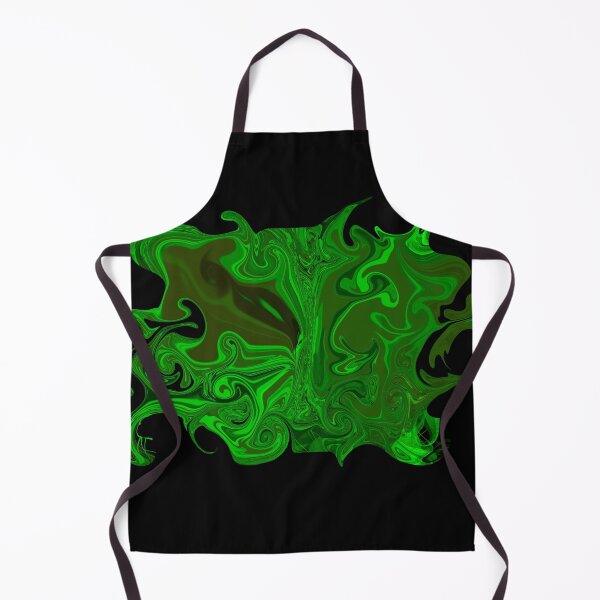 Item preview, Elegant swirls of green paint designed and sold by BV-creas.