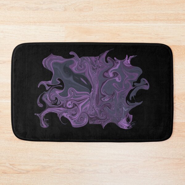 Item preview, Elegant swirls of purple and pale blue paint designed and sold by BV-creas.