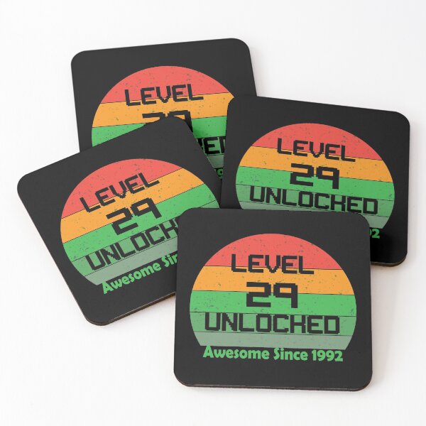 Item preview, Level 29 Unlocked Awesome Since 1992 designed and sold by Cineraim Shop.