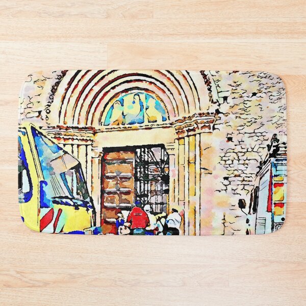 Item preview, L'Aquila: group of people enters the church designed and sold by Giuseppe Cocco.