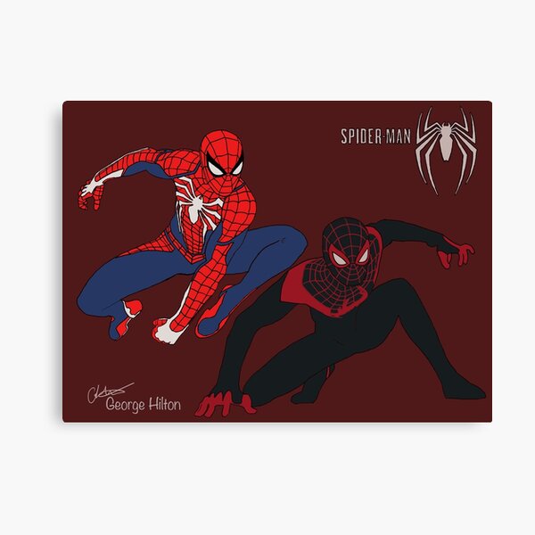 Spiderman Into the Spider-Verse Poster - Affiche de film minimaliste A3 -  Spider-Man
