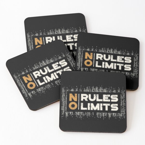 Item preview, No rules limit Inspirational motivational quote designed and sold by Alexandra Str.