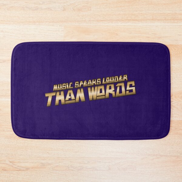 Item preview, Music Speaks Louder Than Words designed and sold by retro87tee.