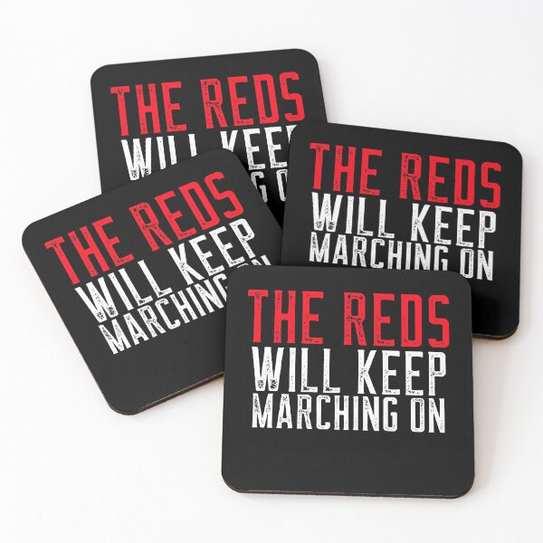 Item preview, The Reds Will Keep Marching On Manchester United  designed and sold by Jajulile.