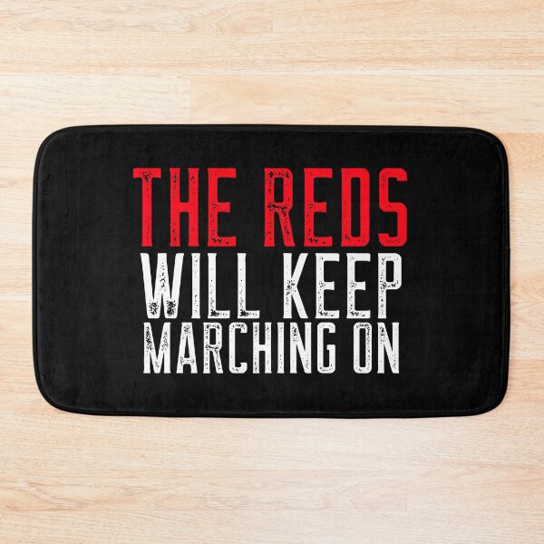 Item preview, The Reds Will Keep Marching On Manchester United  designed and sold by Jajulile.