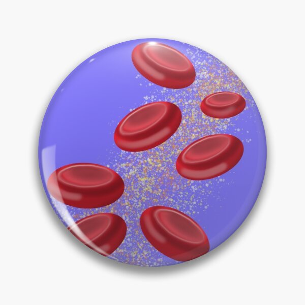 Item preview, Blood cells - Purple background designed and sold by Osher-BioArt.