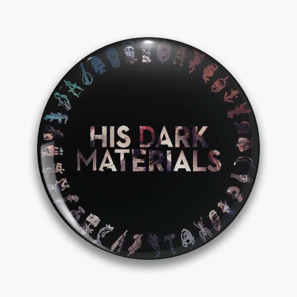 Item preview, His Dark Materials logo background designed and sold by SacrificialGift.